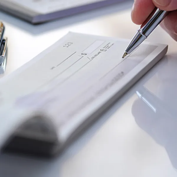 write a check