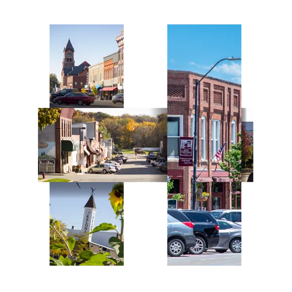 Hills bank "h" with community photos