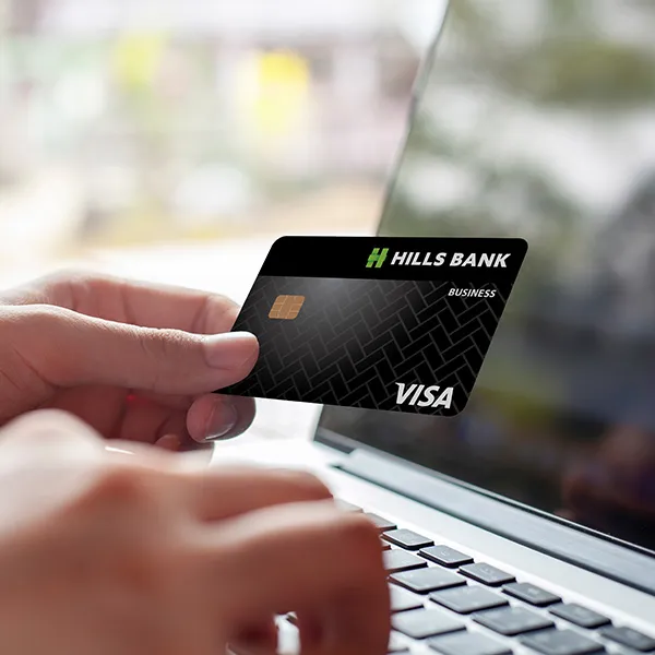 Hills Bank business credit card