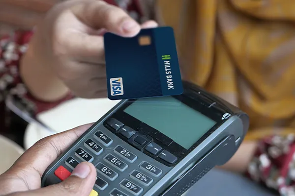 hills bank credit card